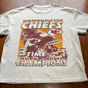 Kansas City Chiefs Super Bowl Champions T-Shirt - White Size XXL
